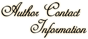 Author Contact Information